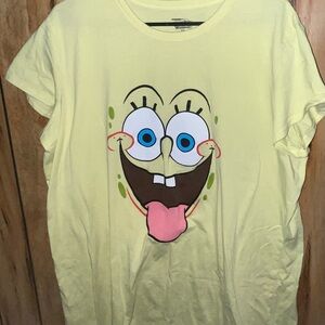 Yellow SpongeBob T-Shirt 2X